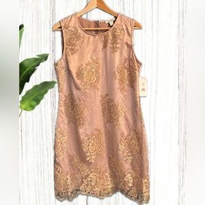 Boston Proper Rose Gold Dress